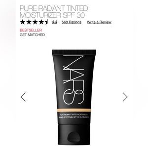 NARS PURE RADIANT TINTED MOISTURIZER SPF 30